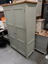 Load image into Gallery viewer, Sussex Sage Green Double Larder Quality Furniture Clearance Ltd