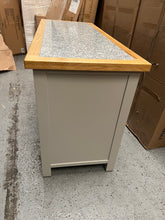 Load image into Gallery viewer, Hampshire ‘Country Life’ kitchen Island With Wine Rack - Grey Quality Furniture Clearance Ltd