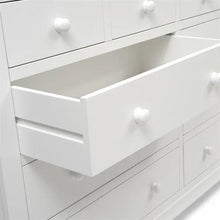 Load image into Gallery viewer, CHANTILLY WARM WHITE 10 Drawer Chest Quality Furniture Clearance Ltd