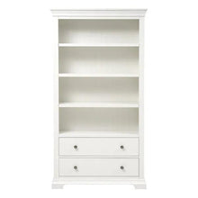 Load image into Gallery viewer, CHANTILLY WARM WHITE Large Bookcase Quality Furniture Clearance Ltd