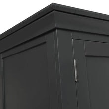 Load image into Gallery viewer, CHANTILLY DUSKY BLACK Triple Wardrobe Quality Furniture Clearance Ltd