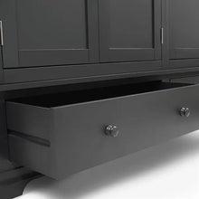 Load image into Gallery viewer, CHANTILLY DUSKY BLACK Triple Wardrobe Quality Furniture Clearance Ltd
