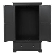 Load image into Gallery viewer, CHANTILLY DUSKY BLACK Double Wardrobe Quality Furniture Clearance Ltd