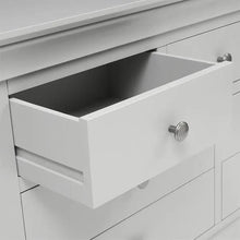 Load image into Gallery viewer, CHANTILLY PEBBLE GREY 3 Over 4 Chest Quality Furniture Clearance Ltd