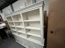 Load image into Gallery viewer, Chantilly Warm White Grand Bookcase Quality Furniture Clearance Ltd