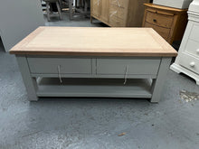 Load image into Gallery viewer, Dove Grey Coffee Table with Drawers furniture delivered