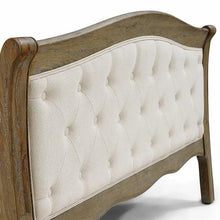 Load image into Gallery viewer, CAMILLE LIMEWASH OAK Buttoned 6ft Super King Bed Quality Furniture Clearance Ltd