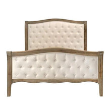 Load image into Gallery viewer, CAMILLE LIMEWASH OAK Buttoned 6ft Super King Bed Quality Furniture Clearance Ltd