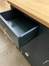 Load image into Gallery viewer, Chester Midnight Blue 10 Drawer Chest Quality Furniture Clearance Ltd