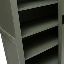 Load image into Gallery viewer, STOW FOREST GREEN
Glazed Display Cabinet Quality Furniture Clearance Ltd