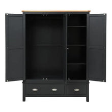 Load image into Gallery viewer, GLOUCESTER CHARCOAL Triple Wardrobe Quality Furniture Clearance Ltd