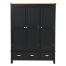 Load image into Gallery viewer, GLOUCESTER CHARCOAL Triple Wardrobe Quality Furniture Clearance Ltd
