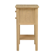 Load image into Gallery viewer, BERKELEY NORDIC OAK
2 Drawer Bedside Table Quality Furniture Clearance Ltd