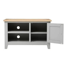 Load image into Gallery viewer, CHESTER DOVE GREY Small TV Stand up to 43" Quality Furniture Clearance Ltd