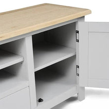 Load image into Gallery viewer, CHESTER DOVE GREY XXL TV Stand up to 90" Quality Furniture Clearance Ltd