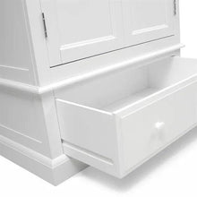 Load image into Gallery viewer, PENSHAM PURE WHITE Narrow Double Wardrobe Quality Furniture Clearance Ltd