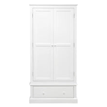 Load image into Gallery viewer, PENSHAM PURE WHITE Narrow Double Wardrobe Quality Furniture Clearance Ltd