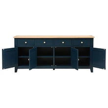 Load image into Gallery viewer, CHESTER MIDNIGHT BLUE Extra Large Sideboard Quality Furniture Clearance Ltd