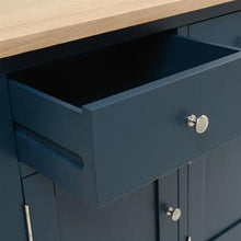 Load image into Gallery viewer, CHESTER MIDNIGHT BLUE Extra Large Sideboard Quality Furniture Clearance Ltd
