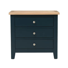 Load image into Gallery viewer, Set Of 2 CHESTER MIDNIGHT BLUE Jumbo Bedside Tables Quality Furniture Clearance Ltd