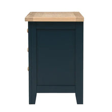 Load image into Gallery viewer, Set Of 2 CHESTER MIDNIGHT BLUE Jumbo Bedside Tables Quality Furniture Clearance Ltd