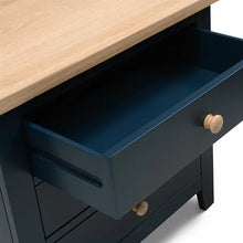 Load image into Gallery viewer, Set Of 2 CHESTER MIDNIGHT BLUE Jumbo Bedside Tables Quality Furniture Clearance Ltd