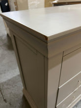 Load image into Gallery viewer, CHANTILLY PEBBLE GREY 3 Drawer Petite Chest Quality Furniture Clearance Ltd