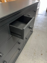 Load image into Gallery viewer, Chantilly Dusky Black 10 Drawer Chest furniture delivered