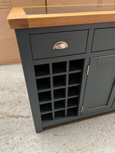Load image into Gallery viewer, Inky Blue Large Island with Wine Rack furniture delivered