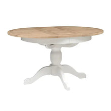 Load image into Gallery viewer, CHESTER PURE WHITE
4-6 Seater Round Extending Dining Table Quality Furniture Clearance Ltd