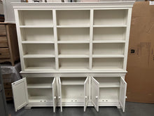 Load image into Gallery viewer, Chantilly Warm White Grand Bookcase Quality Furniture Clearance Ltd