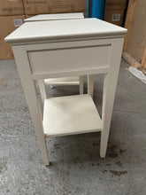 Load image into Gallery viewer, CHANTILLY WARM WHITE
Narrow Bedside Set of 2 Quality Furniture Clearance Ltd