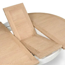Load image into Gallery viewer, CHESTER PURE WHITE
4-6 Seater Round Extending Dining Table Quality Furniture Clearance Ltd