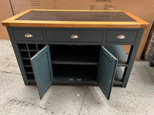 Load image into Gallery viewer, Inky Blue Large Island with Wine Rack furniture delivered