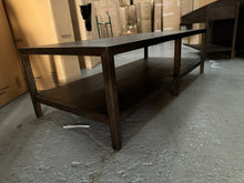 Load image into Gallery viewer, BLOCKLEY BROWN OAK Large Coffee Table Quality Furniture Clearance Ltd