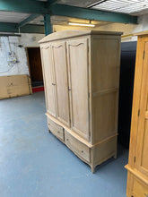 Load image into Gallery viewer, Camille Limewash Oak Triple Wardrobe furniture delivered