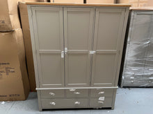 Load image into Gallery viewer, Hampshire ‘Country Life’ Triple Larder - Grey Quality Furniture Clearance Ltd