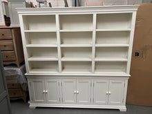 Load image into Gallery viewer, Chantilly Warm White Grand Bookcase Quality Furniture Clearance Ltd