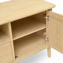 Load image into Gallery viewer, BERKELEY NORDIC OAK
Large TV Unit 60" Quality Furniture Clearance Ltd