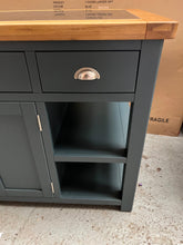 Load image into Gallery viewer, Inky Blue Large Island with Wine Rack furniture delivered