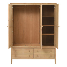 Load image into Gallery viewer, BERKELEY NORDIC OAK
Triple Wardrobe Quality Furniture Clearance Ltd