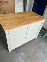 Load image into Gallery viewer, Portobello Grey Breakfast Bar Island with Stools. furniture delivered