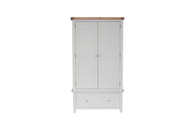 Load image into Gallery viewer, HAMPSHIRE GENTS DOUBLE WARDROBE – GREY/OAK Quality Furniture Clearance Ltd