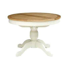Load image into Gallery viewer, SUSSEX COTSWOLD CREAM 4-6 Seater Round Extending Table Quality Furniture Clearance Ltd