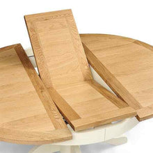 Load image into Gallery viewer, SUSSEX COTSWOLD CREAM 4-6 Seater Round Extending Table Quality Furniture Clearance Ltd