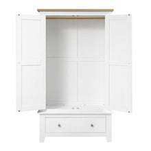Load image into Gallery viewer, CHESTER PURE WHITE
Double Wardrobe Quality Furniture Clearance Ltd