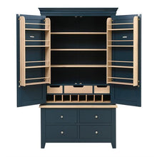 Load image into Gallery viewer, CHESTER MIDNIGHT BLUE
Double Larder Quality Furniture Clearance Ltd