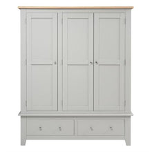 Load image into Gallery viewer, CHESTER DOVE GREY
Triple Wardrobe Quality Furniture Clearance Ltd