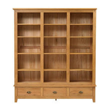 Load image into Gallery viewer, OAKLAND RUSTIC OAK
New Grand Bookcase Quality Furniture Clearance Ltd