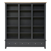 Load image into Gallery viewer, CHESTER CHARCOAL
Grand Bookcase Quality Furniture Clearance Ltd
